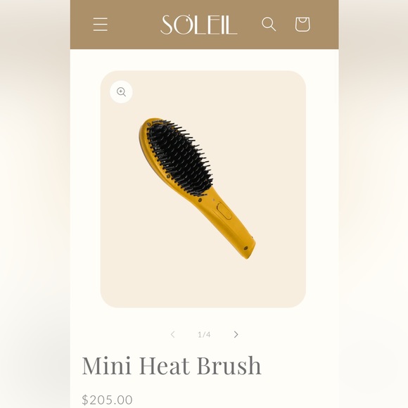SOLEIL | Mini Heat Brush - Picture 2 of 6